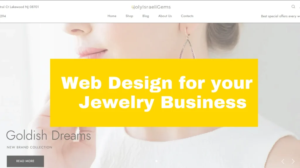 Jewelry Web Design